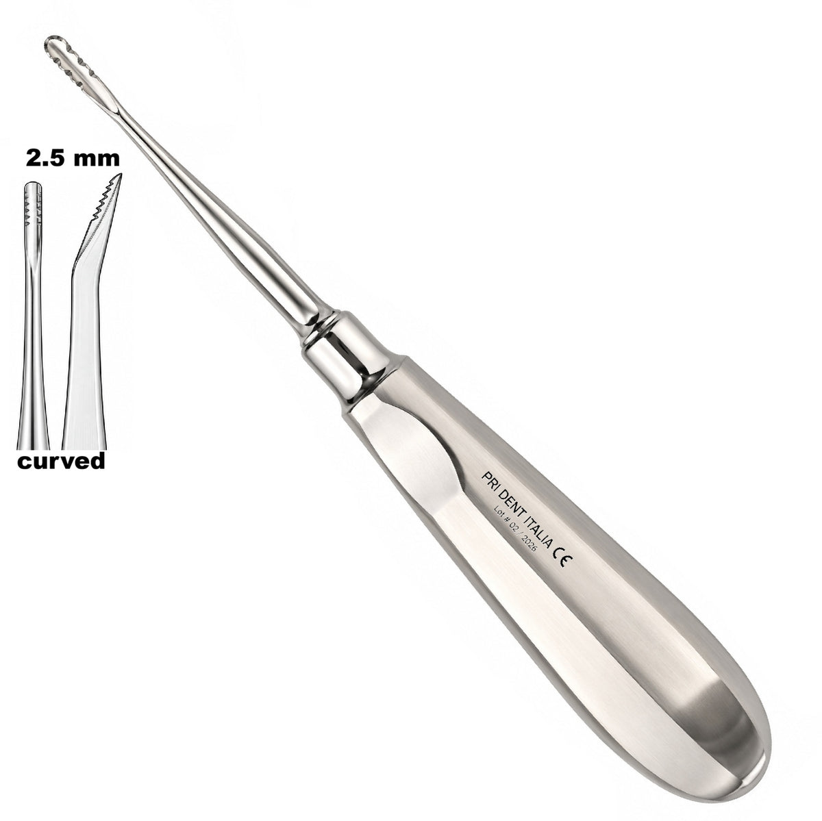 Lindo-Levian Root Elevator Curved 2.5 mm cod 239