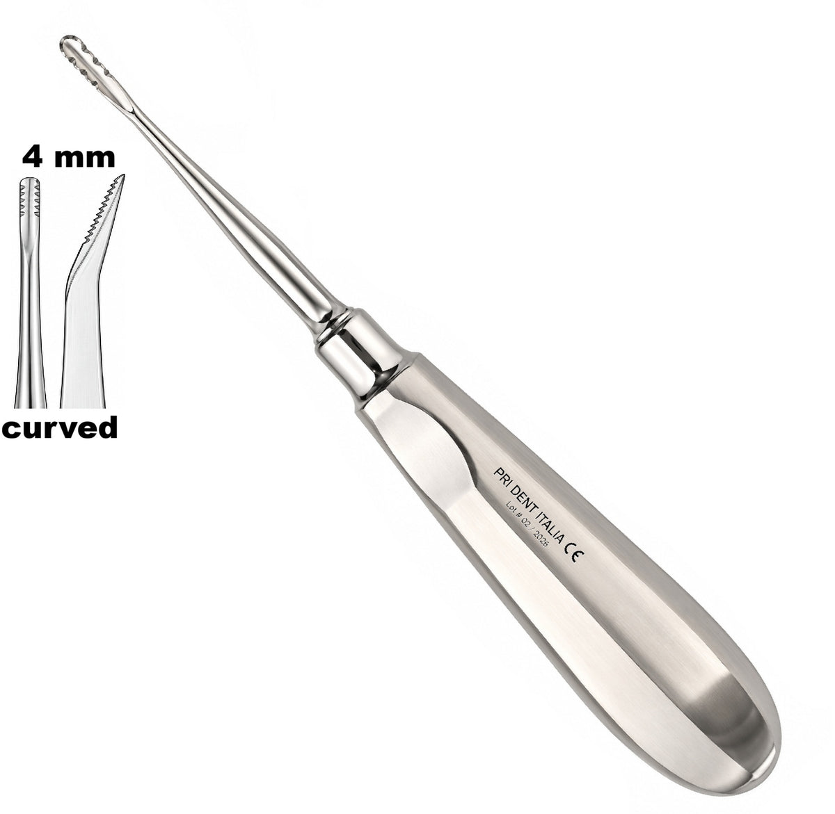 Lindo Levien Elevator Gebogen 4mm