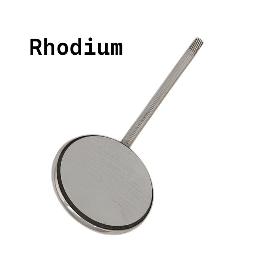 Mouth Mirror N.5 Rhodium (Box of 12pcs) code 376