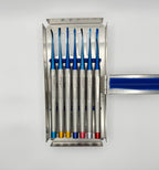 Mini Root Elevators Kit Midelux Stainless Steel with Box – 7 Pcs Surgical Instrument Set