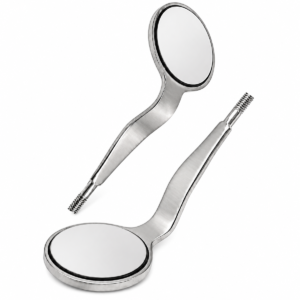 Mouth Mirror n.4 Rhodium Double Sided
