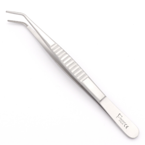 DeBakey Tissue Plier Cvd. TC Multiple Teeth Flat hdl 1.5mm 16cm